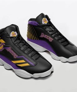 Los Angeles Lakers Basketball Team Jordan 13 Sneaker Los Angeles Lakers Basketball Team Jordan 13 Sneaker
