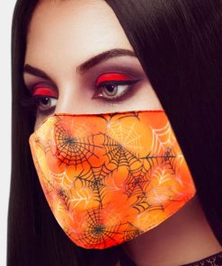 Halloween Spiderwebs Face Mask with PM2.5 Filter