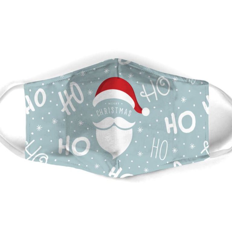 Merry Christmas Ho Ho Ho Face Mask + PM2.5 Filter