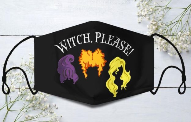 Hocus Pocus Witch Please Face Mask with PM2.5 Filter