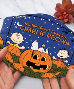 It’s the Great Pumpkin, Charlie Brown Face Mask + PM2.5 Filter