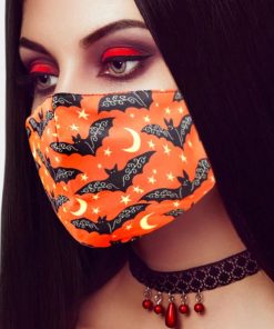 Halloween Bat Face Mask with PM2.5 Filter