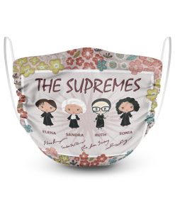Rbg The Supremes Full Printed Face Mask + Filter