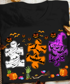 Autism Pieces Halloween Costume T Shirt