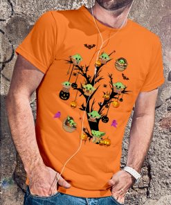 Baby Yoda Halloween Tree T Shirt