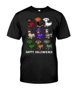 Dachshund Happy Halloween T Shirt