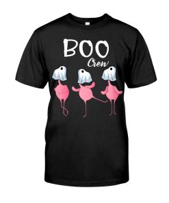 Flamingos Boo Crew T Shirt