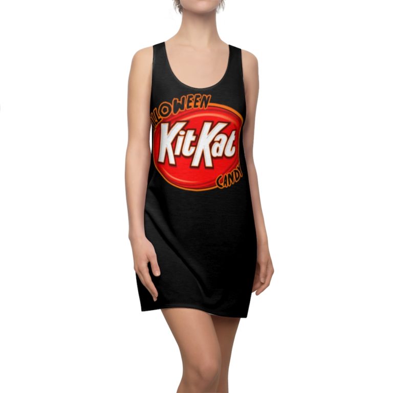 Halloween Kit Kat Candy Racerback Dress