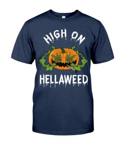High On Hella Weed Halloween T Shirt High On Hella Weed Halloween T Shirt