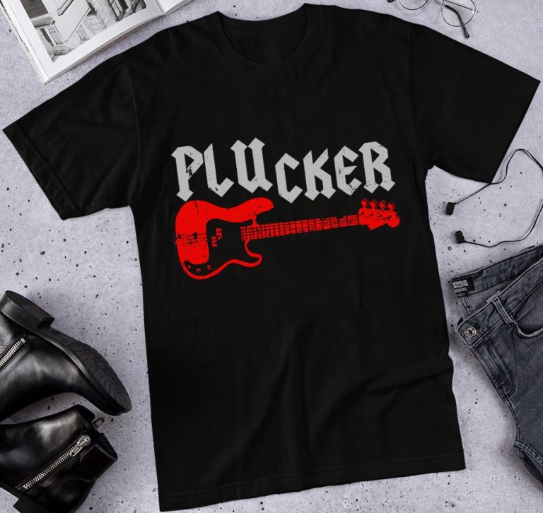 Plucker Bass Guitar T Shirt