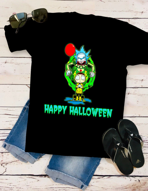 Rick And Morty Happy Halloween T Shirt