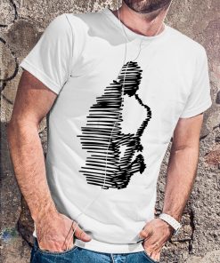 Saxophone Drawing T Shirt