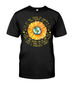 Sunflower What A Wonderful World T Shirt