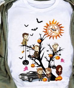 Supernatural Happy Halloween Tree T Shirt