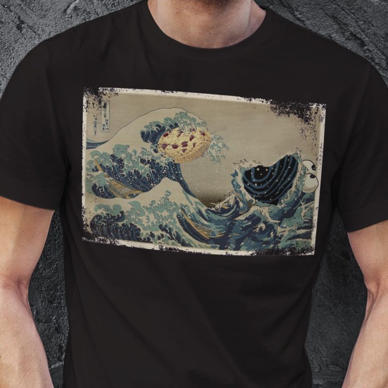 The Great Wave Off Cookiemonsta T Shirt
