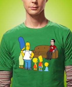 The Simpsons Meet Sheldon Cooper T Shirt
