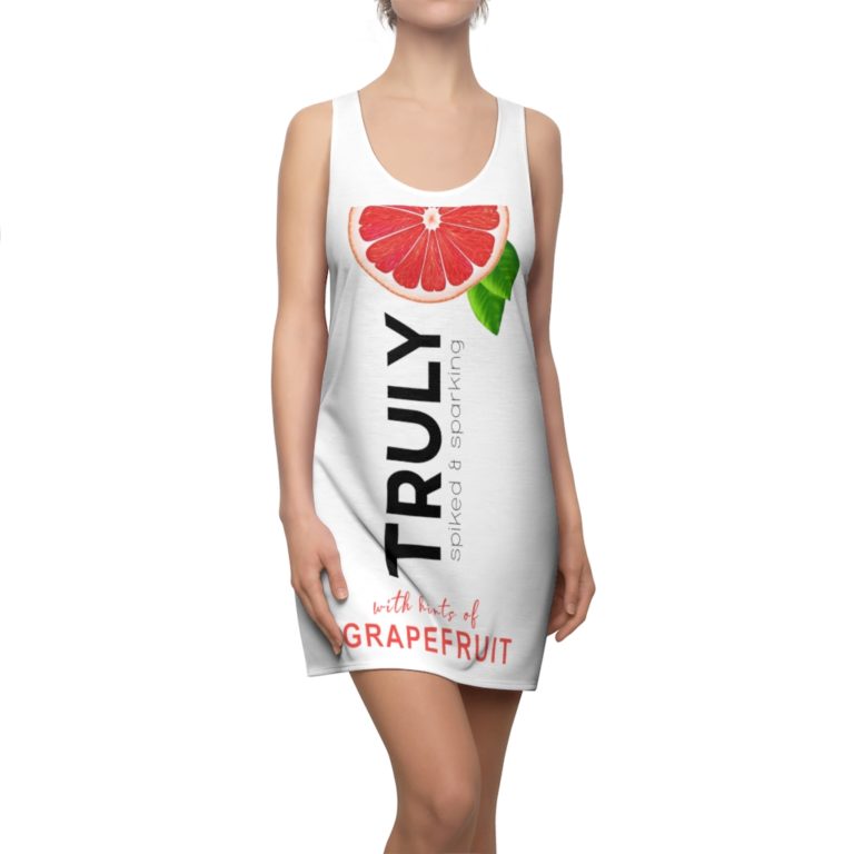 Truly Grapefruit Hard Seltzer Racerback Dress