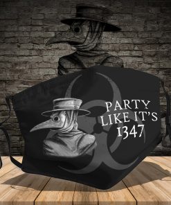 Party Like It’s 1347 Face Mask with PM2.5 Filter