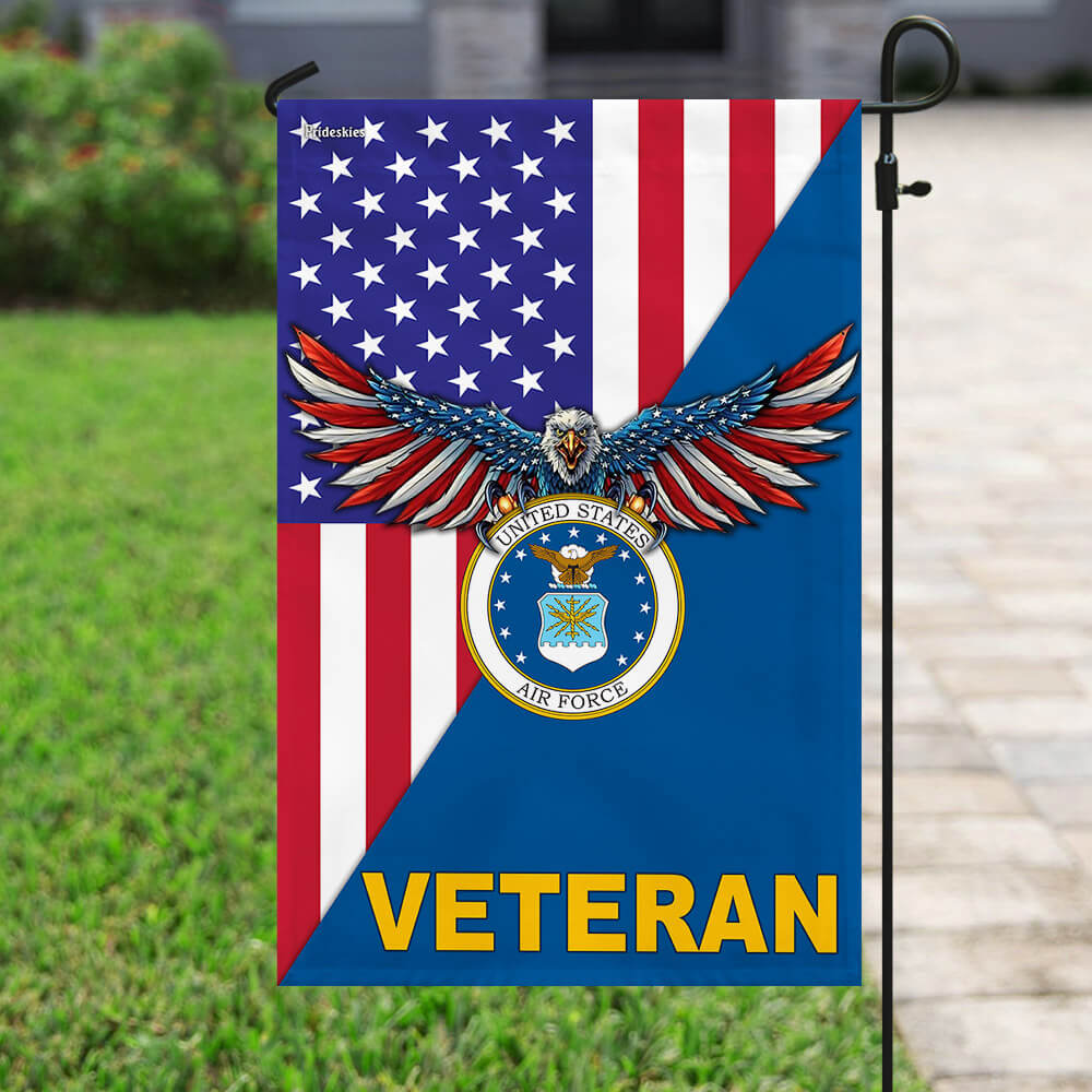 United States Air Force American Veteran Garden Flag - House Flag ...