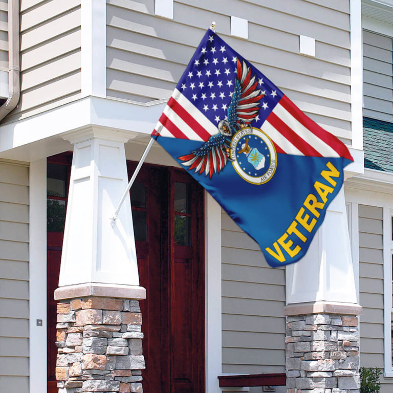 United States Air Force American Veteran Garden Flag House Flag