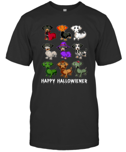 Happy Halloweenie Dachshund Dachshund Halloween Costume Shirt