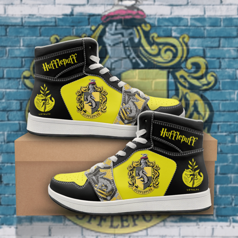 Hufflepuff Jordan 1 High Sneaker – Shoes
