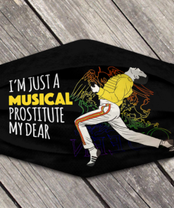 Freddie Mercury I’m Just A Musical Prostitute My Dear Face Mask + PM2.5 Filter