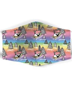 Penguins Christmas  Face Mask + PM2.5 Filter