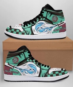 Demon Slayer Tanjiro Air Jordan 1 High Sneaker Demon Slayer Tanjiro Air Jordan 1 High Sneaker