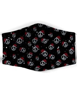 Hippie Christmas Face Mask + PM2.5 Filter Hippie Christmas Face Mask + PM2.5 Filter
