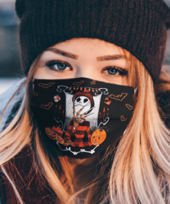 Freddy Krueger – Jack Skellington Pumpkin Halloween Face Mask + PM2.5 Filter