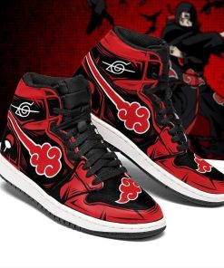 Akatsuki Uchiha Itachi Air Jordan 1 High Sneakers