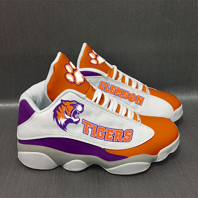 Clemson Tigers Football Jordan 13 Shoes Clemson Tigers JD 13 Sneaker