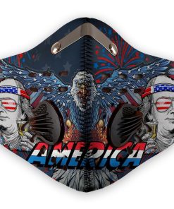 Benjamin Franklin Bald Eagle Face Mask with N95 Filter Benjamin Franklin Bald Eagle Face Mask with N95 Filter