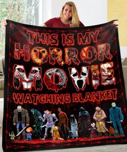 This Is My Horror Movie Watching Quilt Blanket This Is My Horror Movie Watching Quilt Blanket
