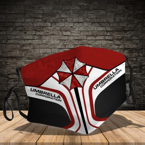 Umbrella Corporation Face Mask with PM2.5 Filter RobinPlaceFabrics