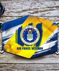 Air Force Veteran Face Mask with PM2.5 Filter