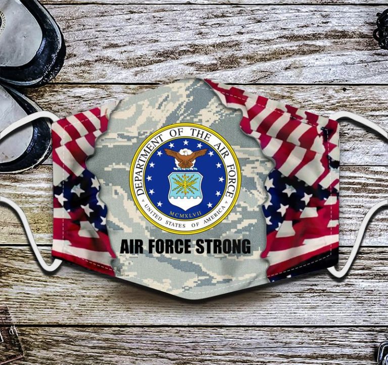 US Air Force Strong Face Mask with PM2.5 Filter