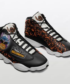 Stitch Pumpkin Happy Halloween Jordan 13 Shoes – JD 13 Sneakers Stitch Pumpkin Happy Halloween Jordan 13 Shoes – JD 13 Sneakers