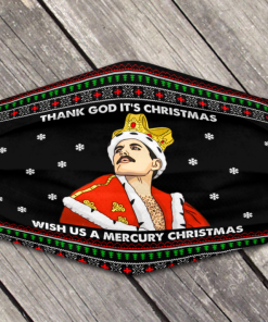 Thank God It’s Christmas Wish Us A Mercury Christmas Face Mask + PM2.5 Filter