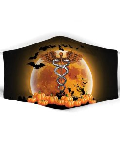 Nurse Pumpkin Halloween Face Mask + PM2.5 Filter Nurse Pumpkin Halloween Face Mask + PM2.5 Filter