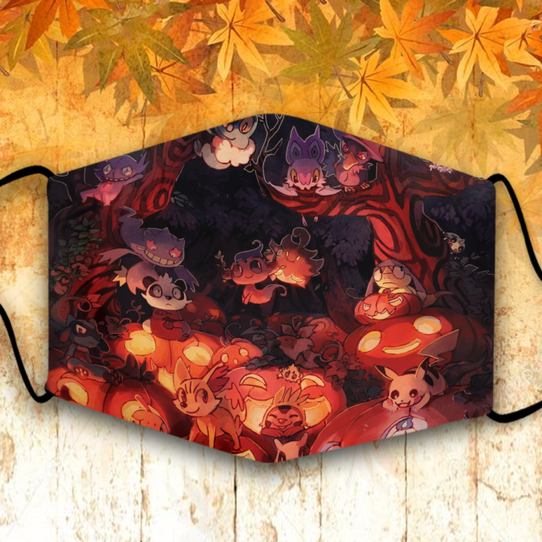 Pokemon Halloween Face Mask + PM2.5 Filter