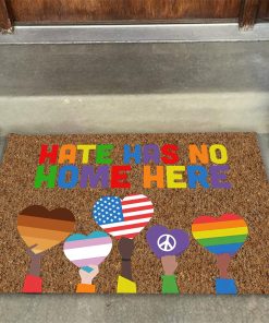 Hate Has No Home Here Doormat Hate Has No Home Here Doormat
