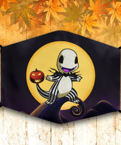 Charmander Skellington Pumpkin Halloween Face Mask + PM2.5 Filter