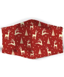 Deer Christmas Face Mask + PM2.5 Filter