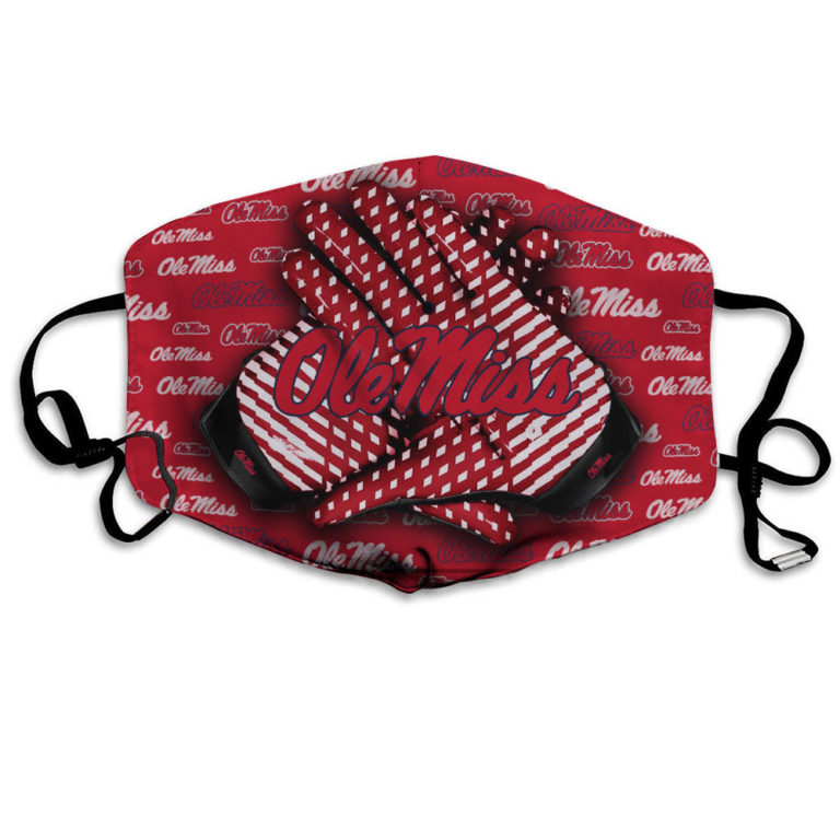 Ole Miss Rebels Football Face Mask with PM2.5 Filter
