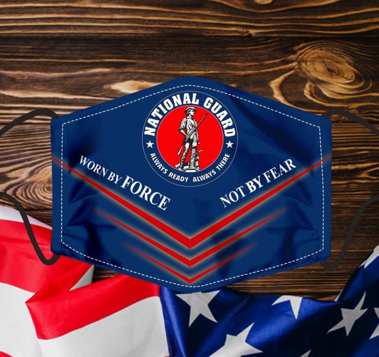 Worn By Force Not By Fear – National Guard Face Mask with PM2.5 Filter