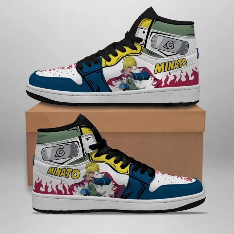 Minato Namikaze Air jordan 1 High Sneakers