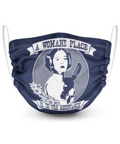 Leia Organa A Woman’s Place Is in the Resistance Face Mask + PM2.5Filter