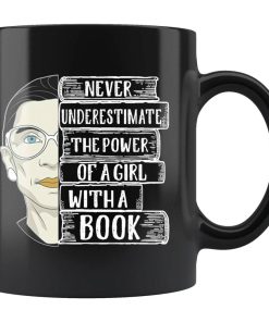 RGB Never Underestimate The Power Of A Girl With A Book Mugs